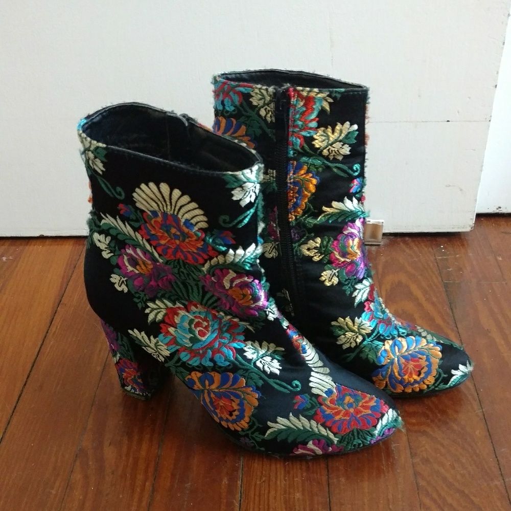 Embroidered Boots